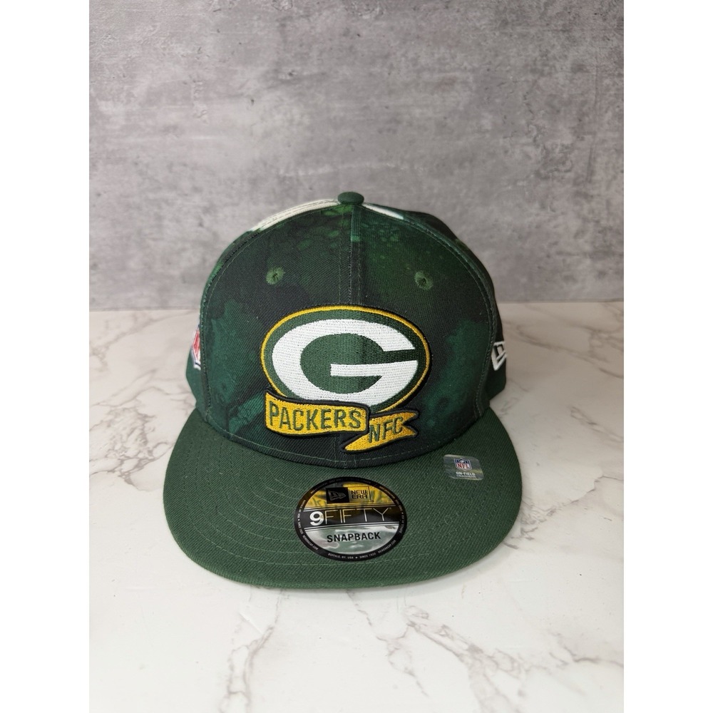 New Era Green Bay Packers 9FIFTY Snapback Hat Green Tie Dye OSFM NFL